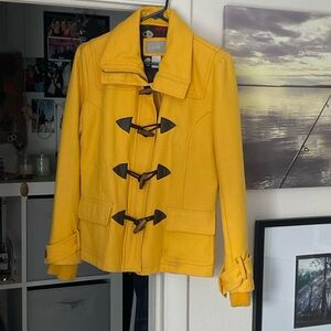 Yellow Toggle Women's Jacket